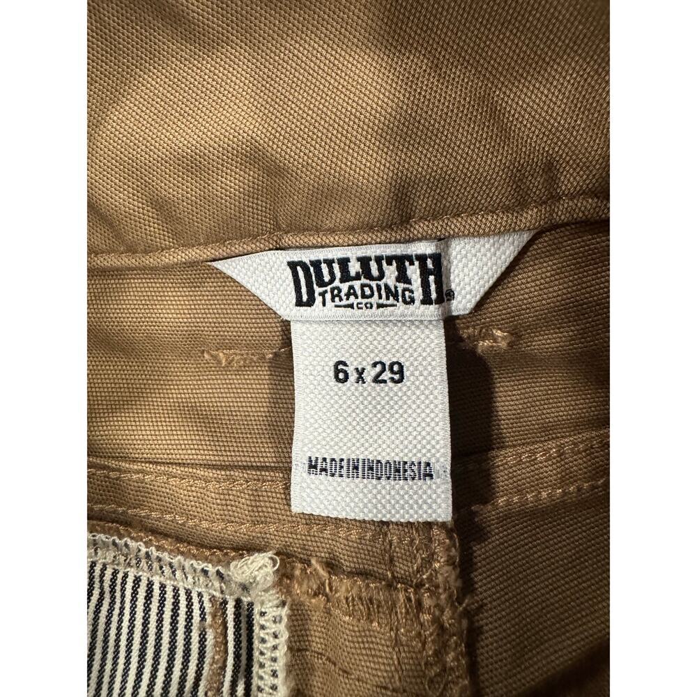 Duluth women’s flex fire hose relaxed camel brown cargo pants 6 x 29 NWT gorp - Picture 6 of 10